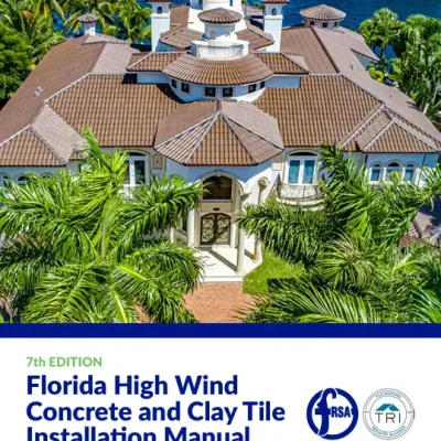 Florida luxury home clay tile roof waterway